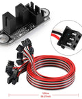 Six Pack Optical Endstop Switches With 1M Cable For 3D Printers Photoelectric Light Control Limit Switch Module shown with wiring