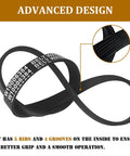 Heavy Duty Washer Drive Belt For Top Load Machines Quick Swap Compatible With Whirlpool And Maytag, 21.4 inch with 5 ribs and 4 grooves.