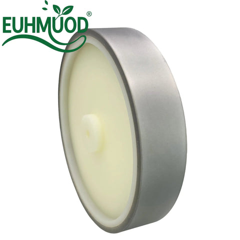 Top Shelf 10 Inch CBN Grinding Wheel Featuring 600 Grit Cubic Boron Nitride for smooth chisel edge polish on grinders.