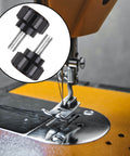 12 Pack M4 X 10mm Knurled Thumbscrews For Monitor Mounts And VESA Brackets, shown near a sewing machine foot