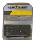 RV Safety Dual Propane And Carbon Monoxide Alarm Flush Mount 12V Upgrade No Wiring Required Easy Install Replaces Single Propane Alarm Fits Class A B C Motorhomes Black Finish packaging