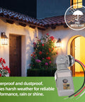 Two Pack Dusk To Dawn And Day Night Sensor For Outdoor Lighting Wide Voltage 120 277 VAC 50 60 Hz IP65 Waterproof Swivel Mount Photocell