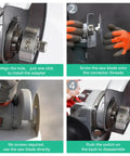 Grinder Lock Adapter For 5/8-11 Thread Fits XLOCK Angle Grinders With Cutting Blades And Diamond Core Drill Bits installation guide