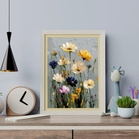Paint By Numbers Kit For Adults Beginners Wildflowers On Canvas DIY Acrylic Or Oil Easy Step By Step Painting 16 By 20 Inch