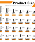 Killer 888 Piece Tiny Micro Laptop Screw Kit Featuring Countersunk Flat Head Phillips Mini Repair Screws Set In Black Carbon Steel Product Size Chart