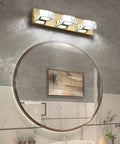 Dimmable Three Light Vanity Lights For Bathroom Over Mirror 22 Inch Modern LED Wall Sconces 15W 6000K Cool White