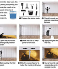 Step-by-step installation guide for Massive Wall Mural 196 Inch By 118 Inch Silk Cloth Wallpaper Not Peel And Stick Vintage Locomotive HD Photo