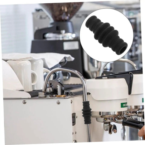 Heat Resistant Steam Wand Safety Guard Sleeve For Espresso Machines Fireproof Silicone Cover Protects Hands During Frothing Milk Universal Fit Easy Slip On Heat Shield For Barista Gear