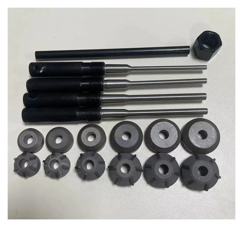 Heavy Duty 45 Degree Hard Alloy Valve Seat Grinding Wheel Reamer For Automotive Engine Maintenance Tool 27-40mm Size Range Fits Tough Jobs, set shown
