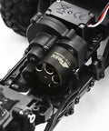 Close-up of 1212 3500Kv Brushless Motor With 25A ESC Transmission Case Kit for FMS FCX24 Power Wagon Smasher 1/24 Upgrade