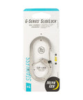 Packaging of Go To G Series SlideLock Dual Chamber Carabiner Keychain Stainless Steel Dual Security Locking Gate for keys and gear