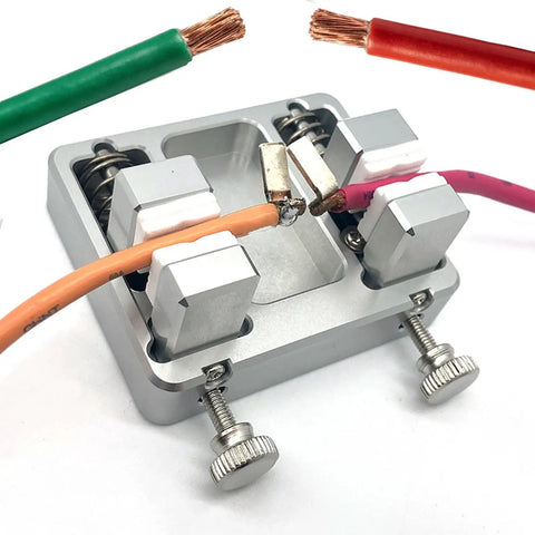 Beefy Heavy Duty Soldering Clamp Station With Adjustable Aluminum Workbench Fixture And Heat Resistant Ceramic Jaw for electronics