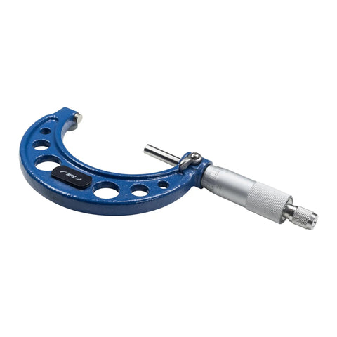 2 To 3 Inch Outside Micrometer With 0.0001 Inch Accuracy Carbide Anvil Laser Etched Scale Durable Satin Chrome Frame