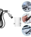 Hand Switch For Fluid Dispensing Machines With 3 Pin Wired Manual Trigger Handle Durable Compact Lightweight Plastic Replacement Part, cable and connector