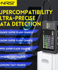 Beast USB Power Tester 4 To 28V 7A LCD Meter With USB A And Type C Ports Voltage And Current Readout Ripple Measurement