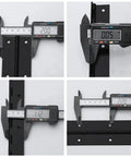 Measuring Badass Heavy Duty 16 Inch Piano Hinges 4 Pack Black Stainless Steel Continuous Door Hardware for specifications.