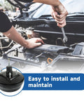 Top Shelf Power Brake Booster 53-2791 fitted in Toyota Tacoma during installation with wrench, showcasing easy maintenance.