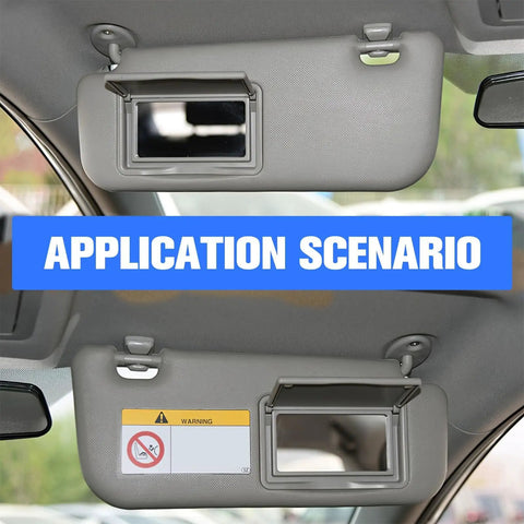 Sun Visor Clip Replacement For Honda Civic CRV Accord Odyssey Ridgeline Element Pilot Acura TSX RSX Gray Inner Sun Visor Clip OEM Style Fast Install Today shown in vehicle application.