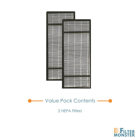 Replacement Filter 2 Pack For Honeywell HRF-H2 Air Purifiers Compatible With HPA060 HPA160 HPA050 HPA150 HHT055 HHT155