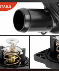 Heavy Duty Engine Coolant Thermostat Housing Assembly With Fresh O Ring Direct Bolt Swap Fits Acura Rlx And Honda Accord V6 35 Liter, detailed view.