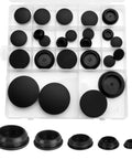 Get This Awesome 24 Piece Black Silicone Rubber Hole Plug Assortment Kit with Secure Box For sealing pipes and machinery holes perfectly. Five practical sizes including five eighths inch to one and half inch make this durable set perfect for any tough. black silicone rubber hole plug assortment kit in case, five sizes