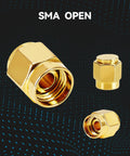 SMA Calibration Kit Set For NanoVNA H4 V2 V3 And SAA Mini1300 PS100 showing gold SMA open connector