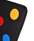 Colorful bullseye on durable microfiber fencing target with bullseye for saber foil and epee self training at home, 35x35x2.8 cm