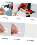 Steps to use Floor And Tile Repair Wax Kit For Porcelain And Ceramic Tiles Quick Drying Hard Wax Filler For Chips And Scratches
