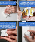 Steps to install Magnetic Cabinet Locks 10 Pack For Baby Proofing Cabinets And Drawers With Adhesive Mounting No Drilling