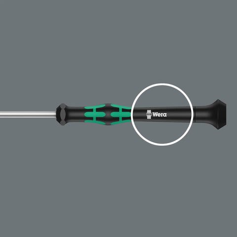 Pro Grade Chip Lifter For PCB Components With Ergonomic Kraftform Micro Handle Anti Roll Chrome Plated Rotating Cap And Lifting Fork 1 x 3.5 x 50 mm For Electronics Assembly And Repair, featuring ergonomic handle with logo detail.