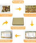 Rivet Nut Assortment Kit 240 Pcs Six Sizes 6-32 8-32 10-24 1/4-20 5/16-18 3/8-16 UNC Zinc Plated Carbon Steel Rivnuts packaging