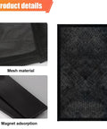 ZIMISI magnetic car sunroof shade with breathable mesh, magnetic edge, full-panel view.