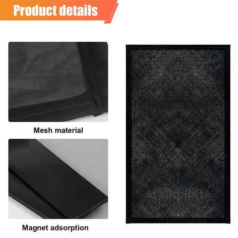 ZIMISI magnetic car sunroof shade with breathable mesh, magnetic edge, full-panel view.