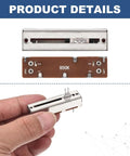 Five Pack Linear Slide Potentiometers 50K B50K 50mm Length 30mm Travel 4x10mm Handle Faders components view