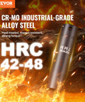 Half Inch Drive Impact Socket Set, Nine Piece Deep Metric Sockets 29mm Through 38mm, Six Point CrMo Steel Construction