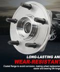 Pair 513234 Front Wheel Bearing Hub Assembly For 2005-2010 Grand Cherokee And 2006-2010 Commander, 5 Lug With ABS