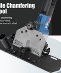 Cut Through Ceramic Like Butter Using This Heavy Duty 45 Degree Tile Chamfering Jig Fits 115 125mm Grinders Desktop Stone Polisher Guide For Slick Clean Bevels On All Projects.