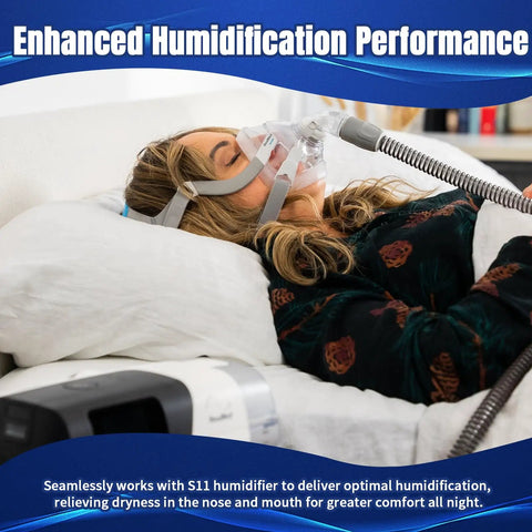 Heated Tubing Replacement For Sleep Apnea Machines Compatible With Air Sense 11 And Air Curve 11, Adjustable Warm Air Flow