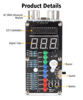 Hands-On Ultrasonic Distance Sensor DIY Kit With LED Indicators And Ranging Alarm HC-SR04 Compatible Soldering Project