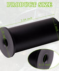 8 Piece Door Bushing Kit For Pioneer UTV Doors, black plastic bushing dimensions shown