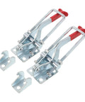 Heavy Duty Quick Release Toggle Latch Clamps Silver Galvanized Iron For Tool Box And Draw Chest With 2183lbs Holding Capacity Weatherproof Pull Latch.