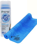 Chilly Pad Instant Cooling Towel For Sports And Outdoors, Reusable 33 By 13 Neck Towel, Sky Blue towel with packaging