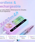 A Killer Rechargeable Cordless Nail Drill Running 35000Rpm To Shape Acrylics Swift While Acting As A Trustworthy Electric Nail File.