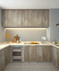 Makeover Your Cabinets With Peel And Stick Wood Wallpaper Faux Wood Grain Contact Paper For Kitchen Countertops Self Adhesive Removable Oak Vintage Wooden Panel Interior Decor Fifteen Point Seven Inch Wide 393 Inch Long in modern kitchen