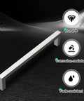 Six And One Quarter Inch Brushed Nickel Stainless Steel Cabinet Pulls 20 Pack Hollow Drawer Pulls And Dresser Handles display