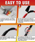Instructions for using Liquid Electrical Tape Quick Drying Insulating Glue Black Waterproof Wire Sealant For Electrical Connections, High Temperature Resistant, Pro Grade, DIY Friendly For Wire Repair In Automotive, Marine, And Home Projects, 4 Oz