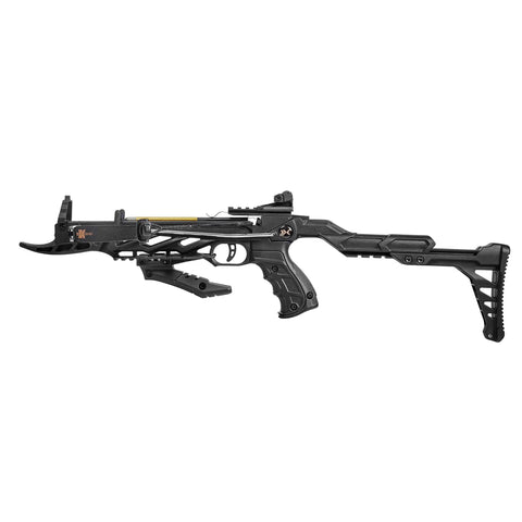 Side view of Desire XL Pistol Crossbow Self Cocking With Adjustable Stock Up To 2.5 Inches, Compact Handheld Hunting Crossbow Delivers 175 FPS