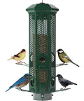 Weight Activated Squirrel Proof Bird Feeder With Removable Base For Outdoor Hanging No Hassle Setup, 6 Ports Perches, 3Lb Seed Capacity