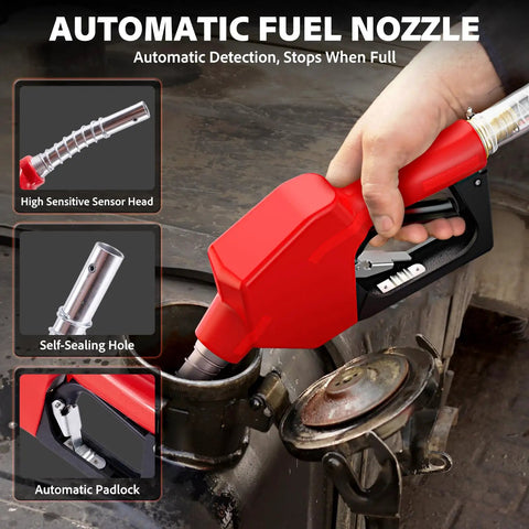 Cordless Fuel Transfer Pump 13 GPM Electric Pump With 21V 4Ah Battery And Charger Grab And Go Portable Water Diesel Kerosene Transfer Kit