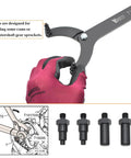 Pro Grade Timing Belt Change Tool Kit For Camshaft Locking And Pulley Assembly VAG 3036 T10172 Compatible VW Golf, glove holding tool